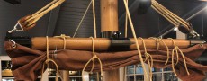 Decoratie-masten voor Vispaleis Dries van den Berg te Harderwijk