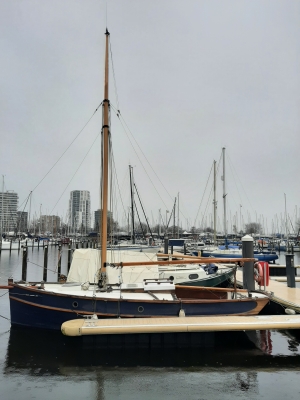 Nieuwe mast voor de Cornish Crabber